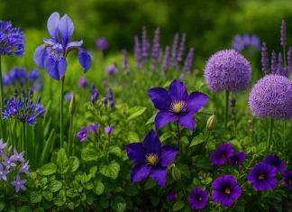 Fleurs violettes : variétés, significations et conseils pour votre jardin fleurs violettes