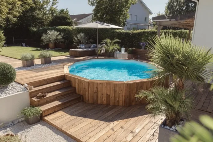 habiller une piscine hors sol