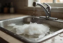 Bicarbonate et vinaigre blanc dans la canalisation : le dosage exact qui débouche vraiment