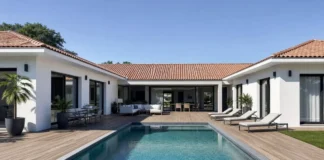 Maison en U avec piscine : faut-il vraiment mettre le bassin au centre ?