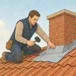 Poser un solin sur toiture : l’abergement de cheminée pas à pas