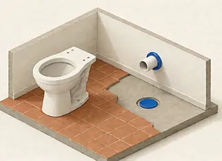 WC à sortie horizontale ou verticale : le choix est déjà fait dans votre sol