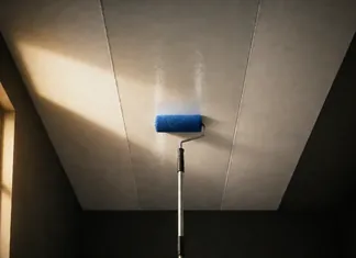 Peindre un plafond sans traces : tout se joue dans les quinze premières minutes