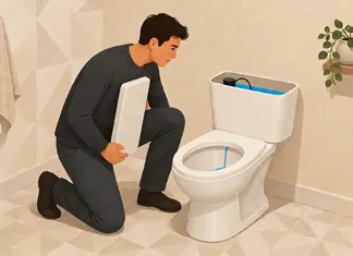 Chasse d’eau qui coule : ce que le symptôme vous dit, ce que la fuite vous coûte