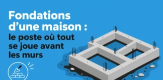 Fondations d’une maison : le poste où tout se joue avant les murs