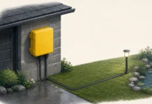 Boîtiers électriques extérieurs pour jardins, garages et ateliers
